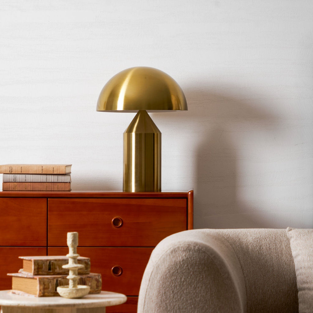 Atollo Geometric Metal Table Lamp