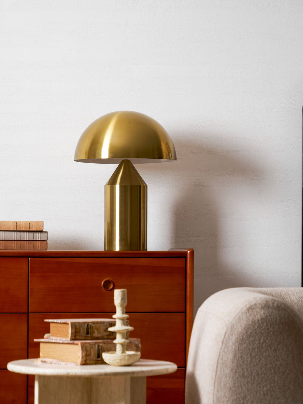 Atollo Geometric Metal Table Lamp