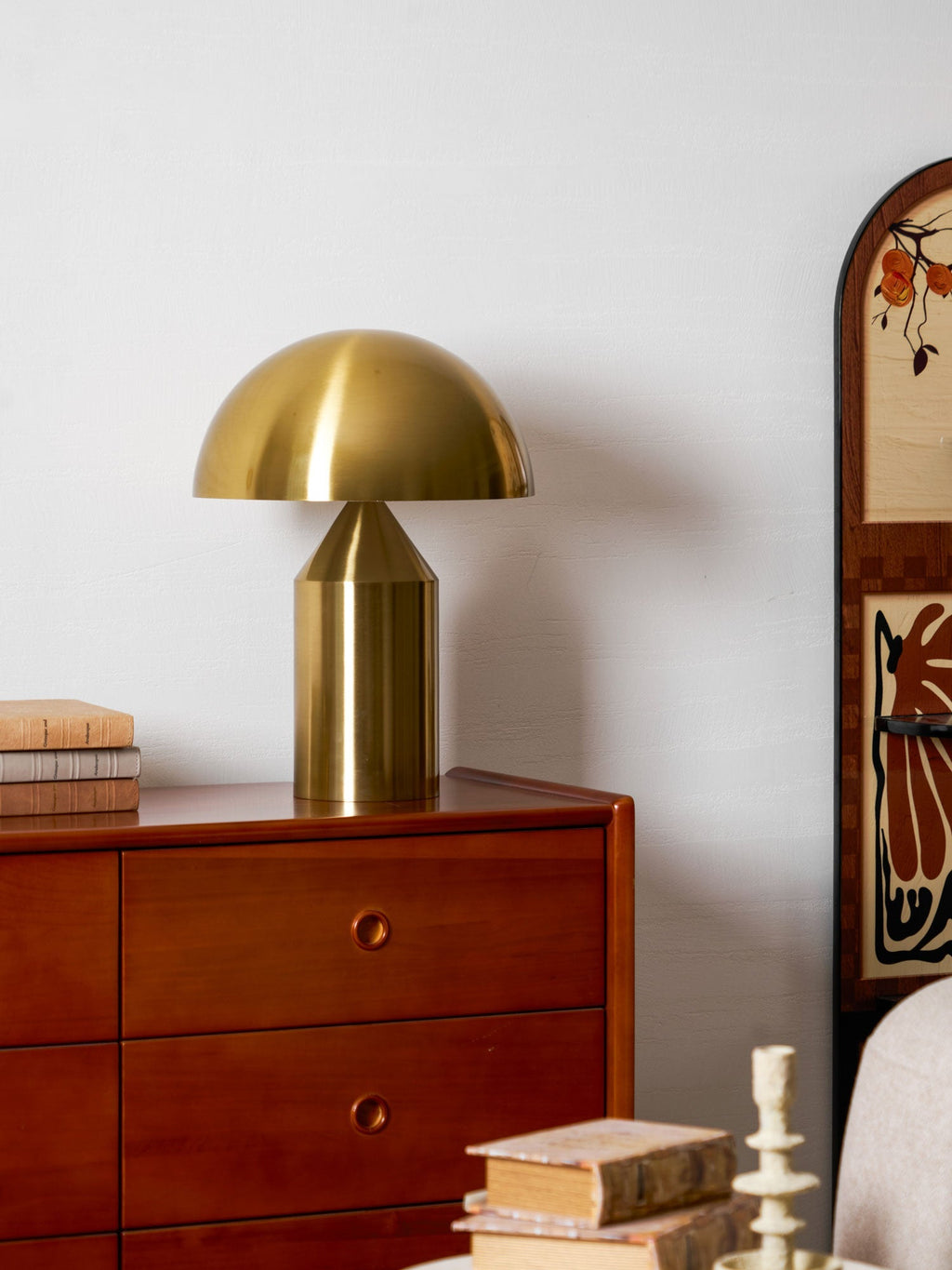 Atollo Geometric Metal Table Lamp