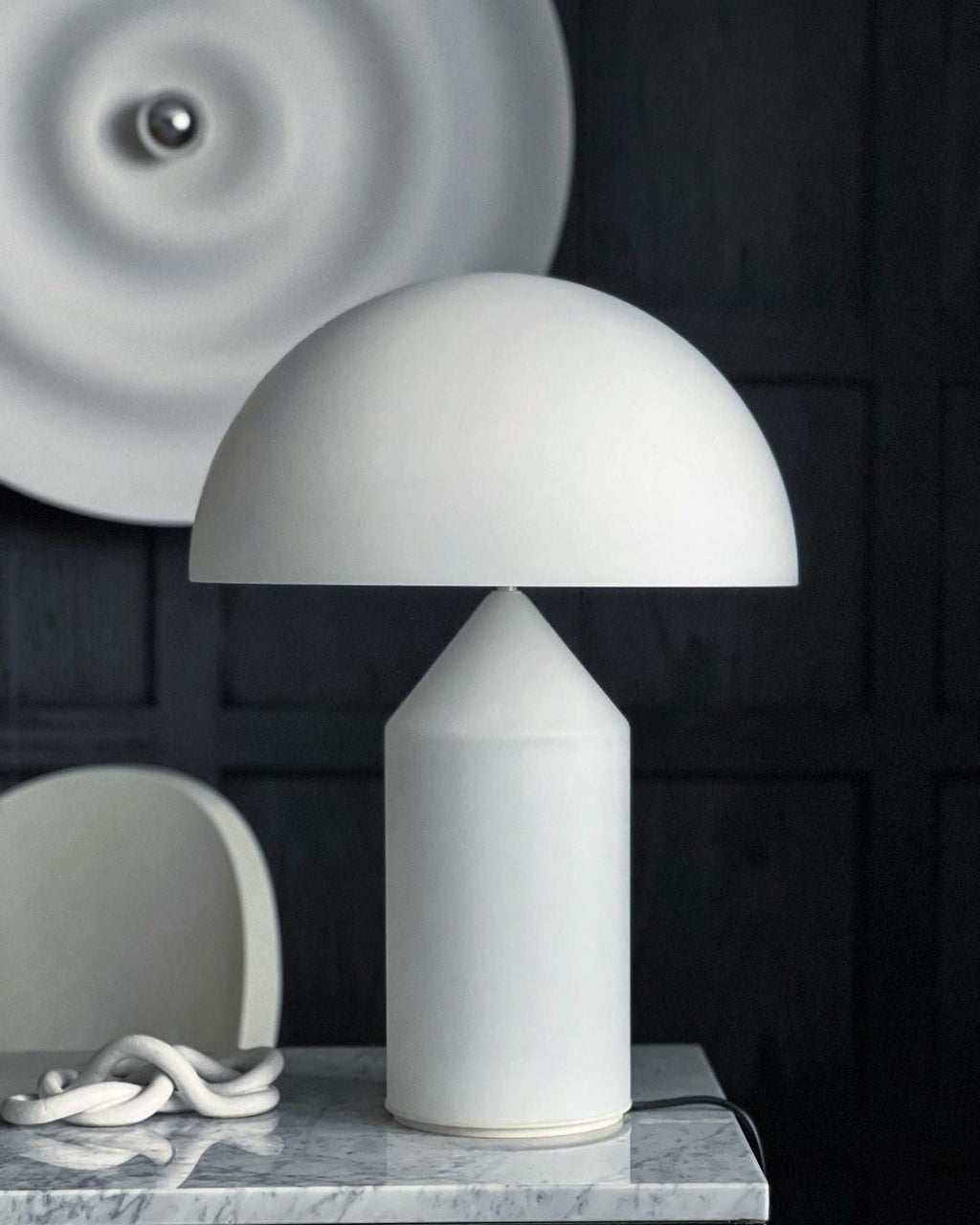 Atollo Geometric Metal Table Lamp