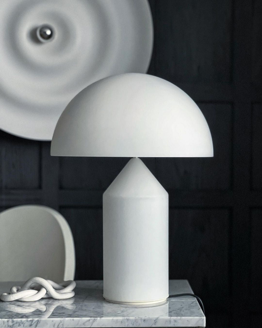 Atollo Geometric Metal Table Lamp