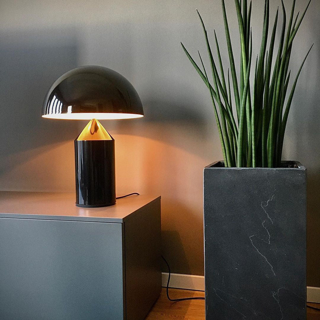 Atollo Geometric Metal Table Lamp
