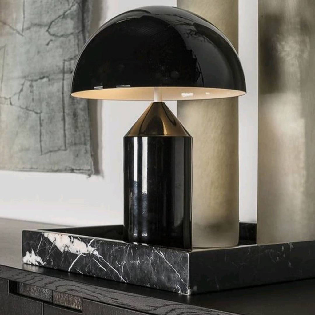 Atollo Geometric Metal Table Lamp