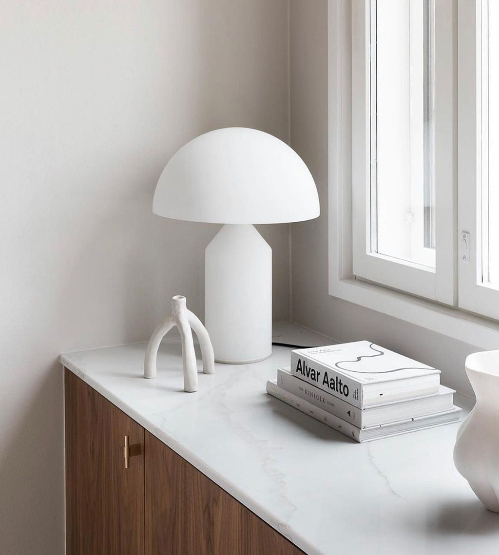 Atollo Geometric Metal Table Lamp