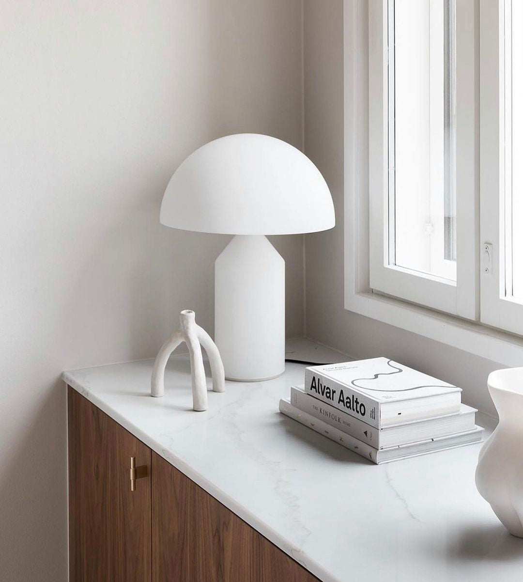 Atollo Geometric Metal Table Lamp