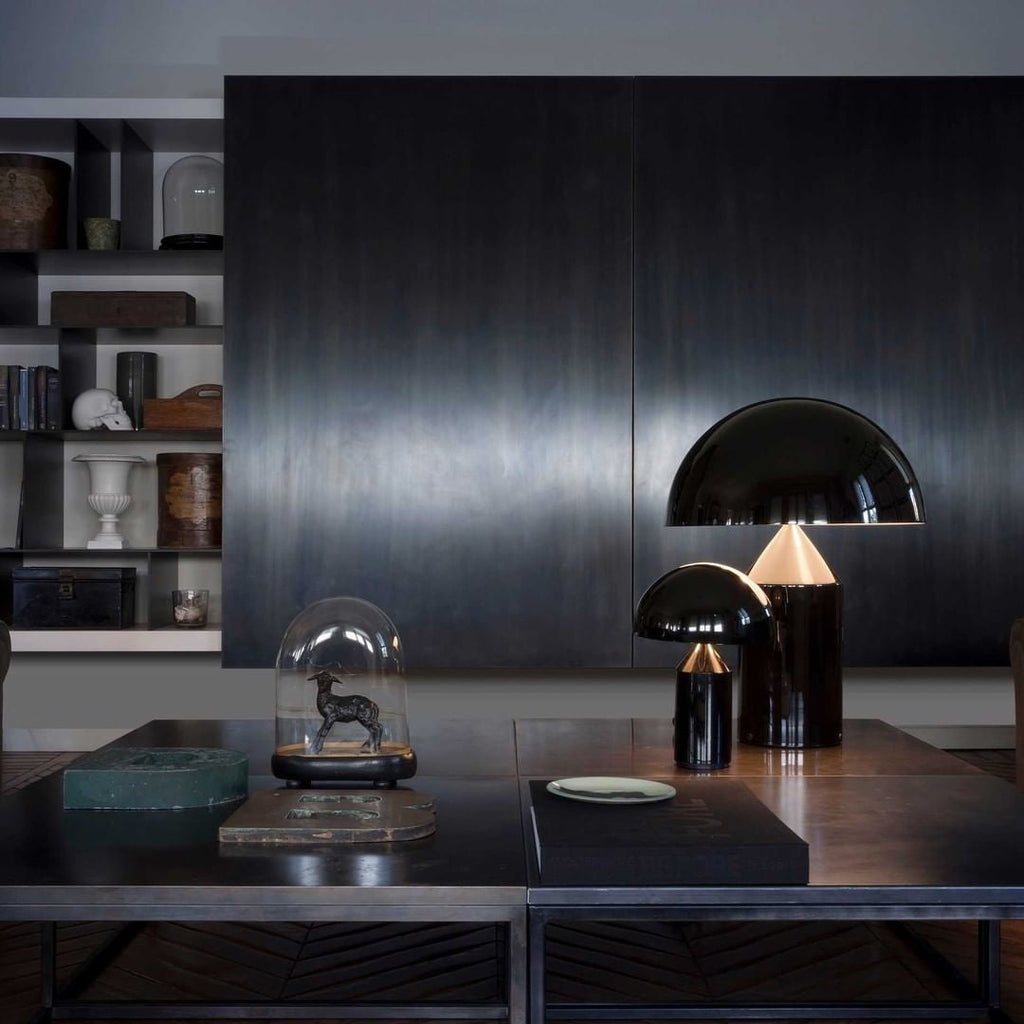 Atollo Geometric Metal Table Lamp