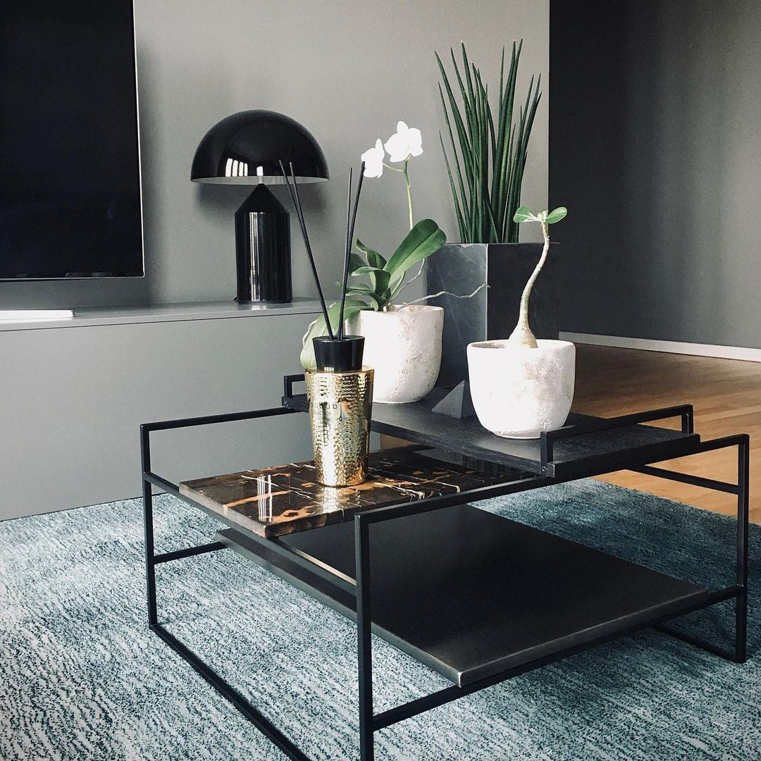Atollo Geometric Metal Table Lamp