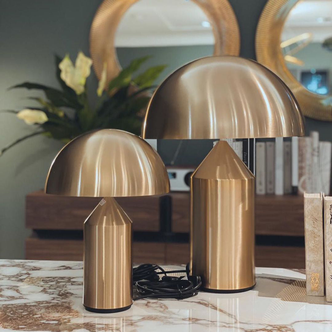 Atollo Geometric Metal Table Lamp