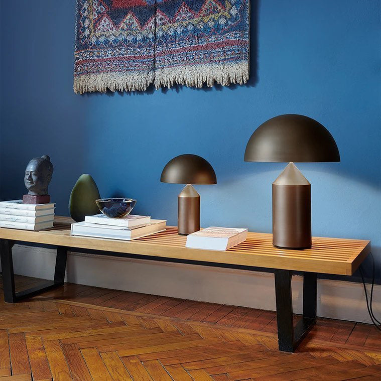 Atollo Geometric Metal Table Lamp
