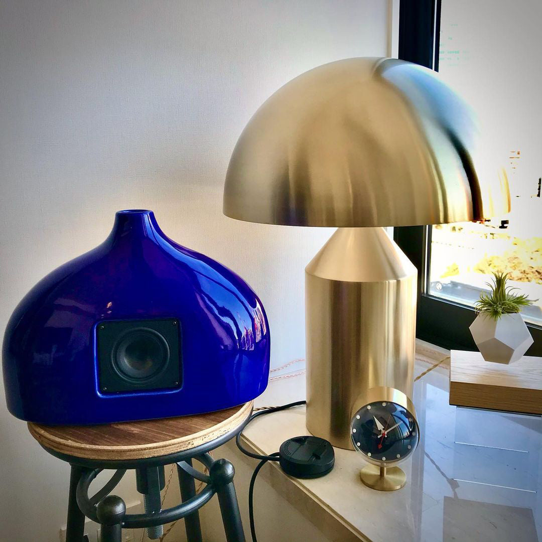 Atollo Geometric Metal Table Lamp