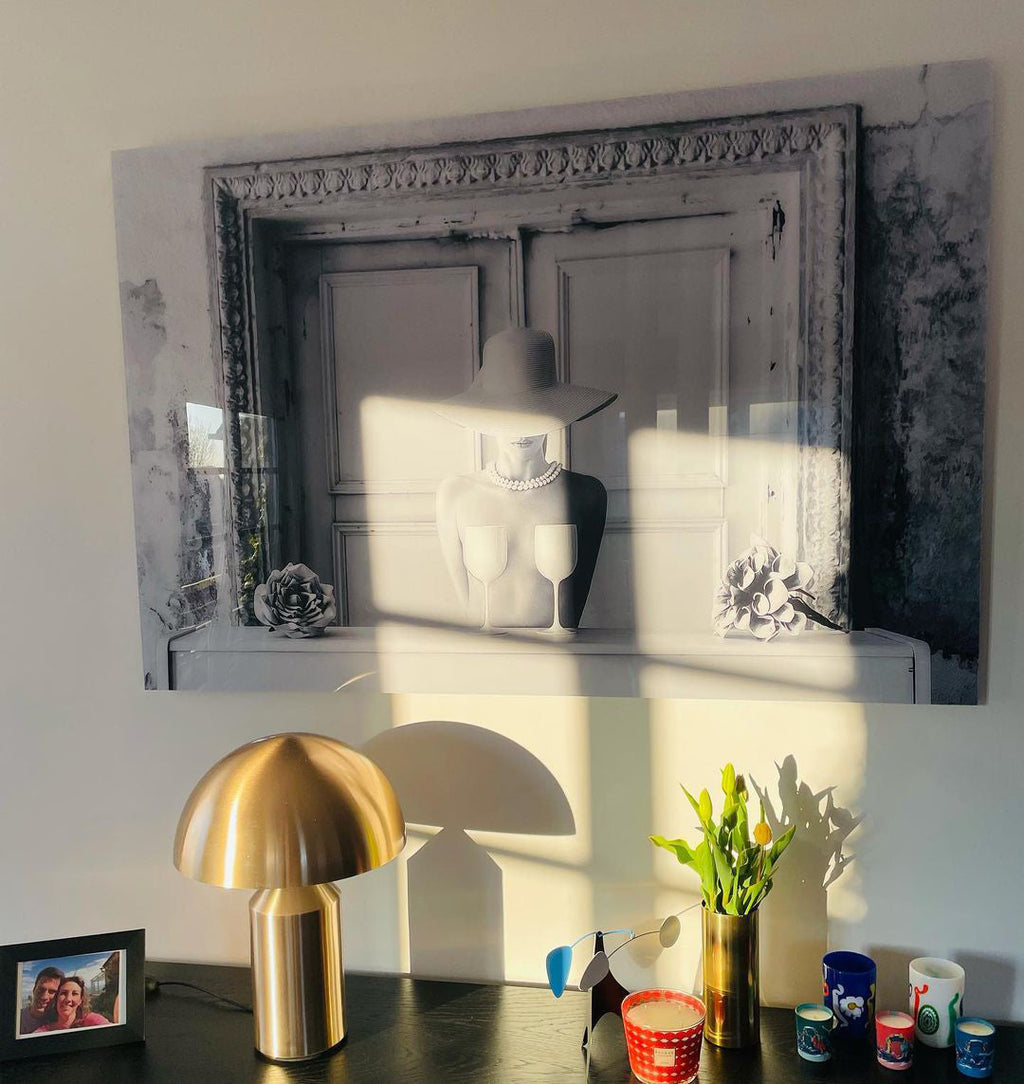 Atollo Geometric Metal Table Lamp