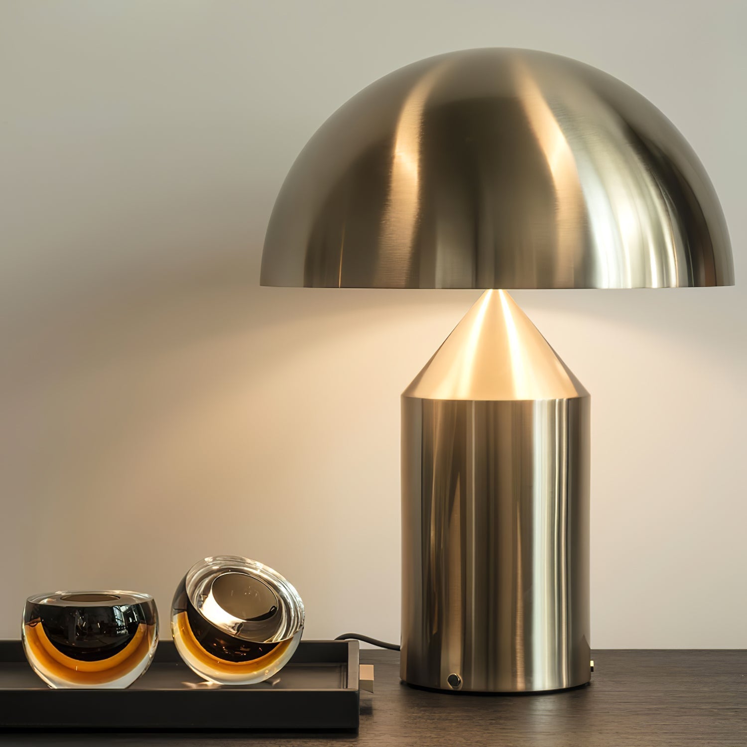 Atollo Geometric Metal Table Lamp