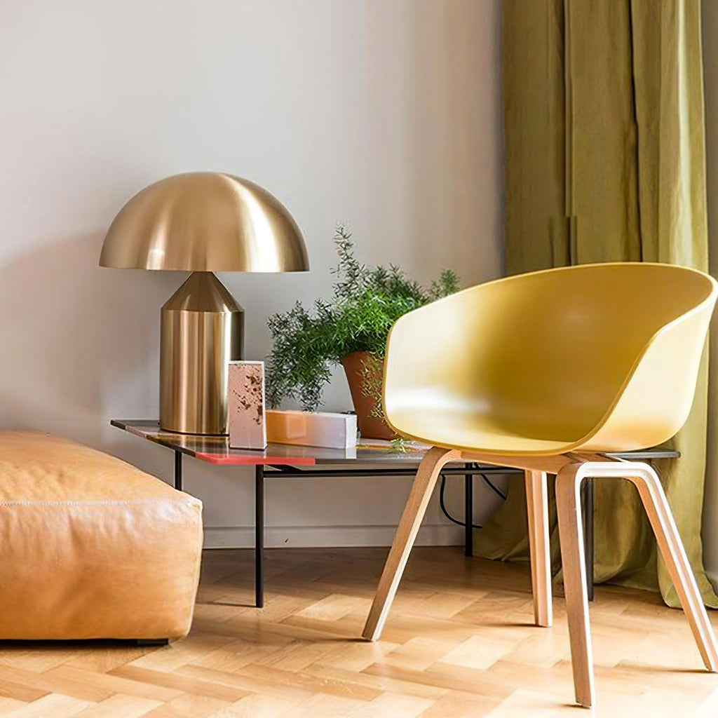 Atollo Geometric Metal Table Lamp