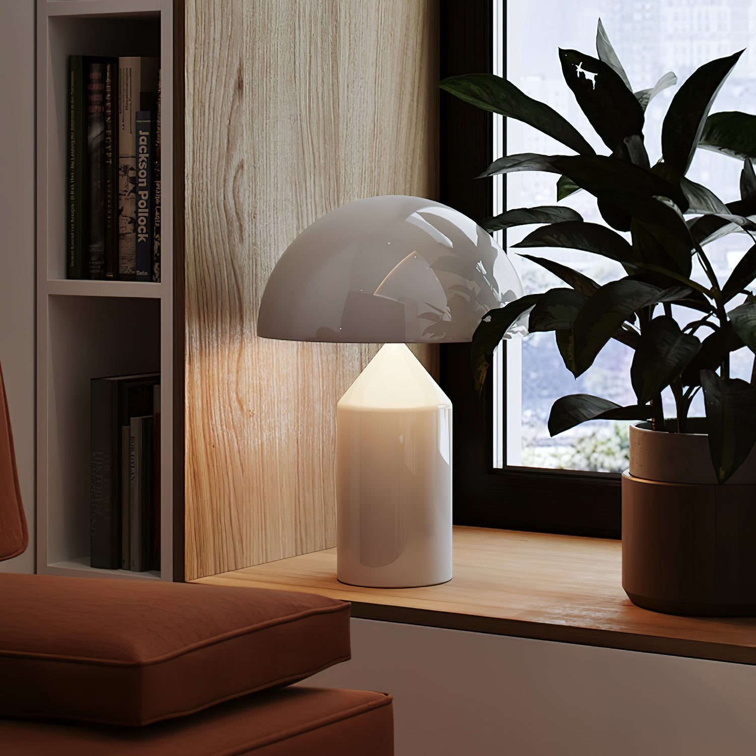 Atollo Geometric Metal Table Lamp