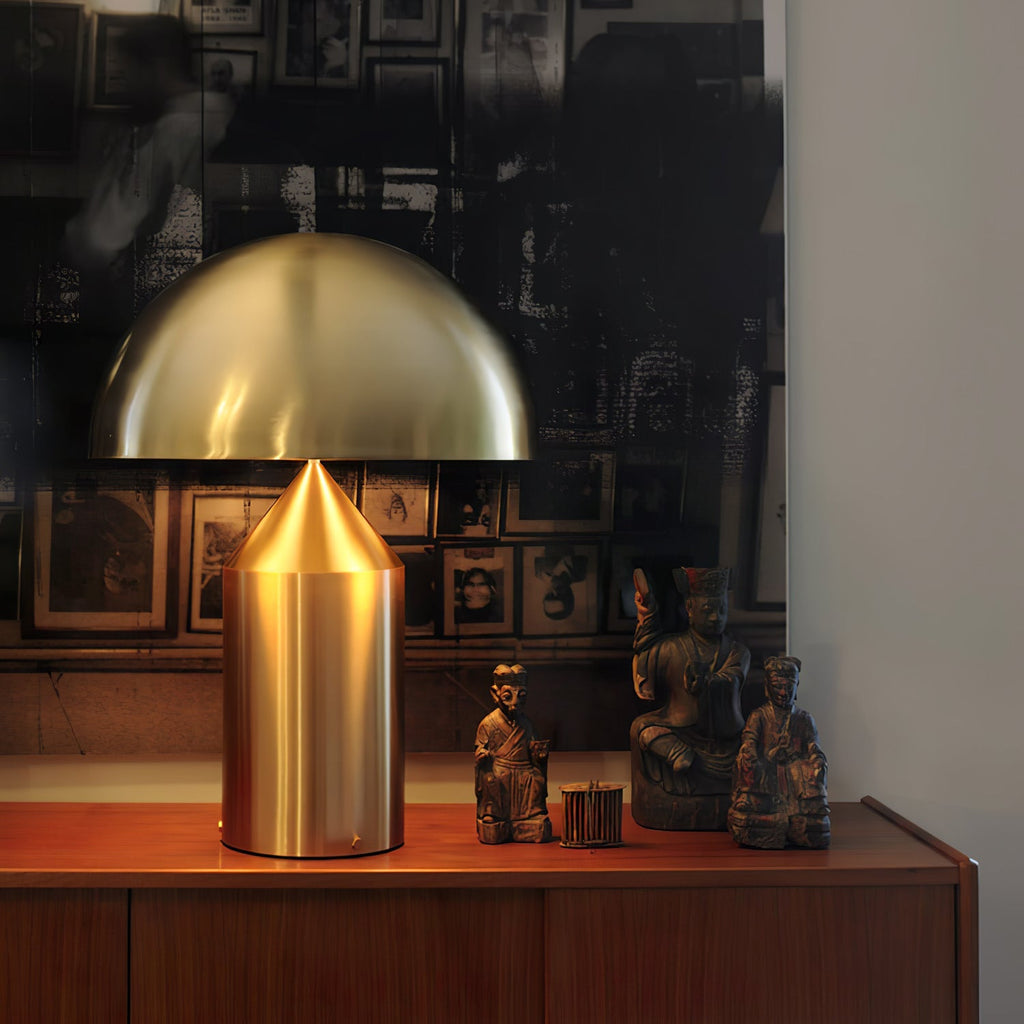 Atollo Geometric Metal Table Lamp