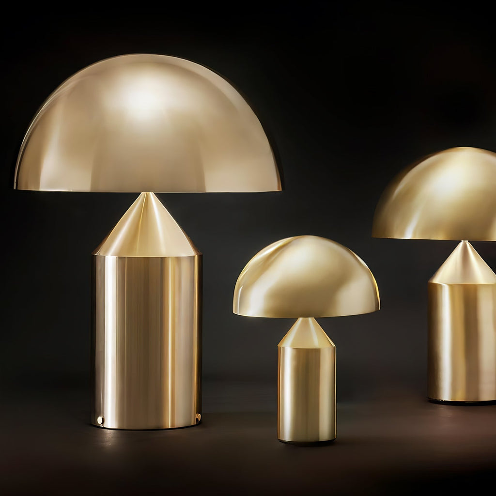 Atollo Geometric Metal Table Lamp
