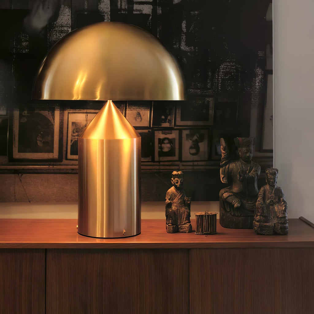 Atollo Geometric Metal Table Lamp