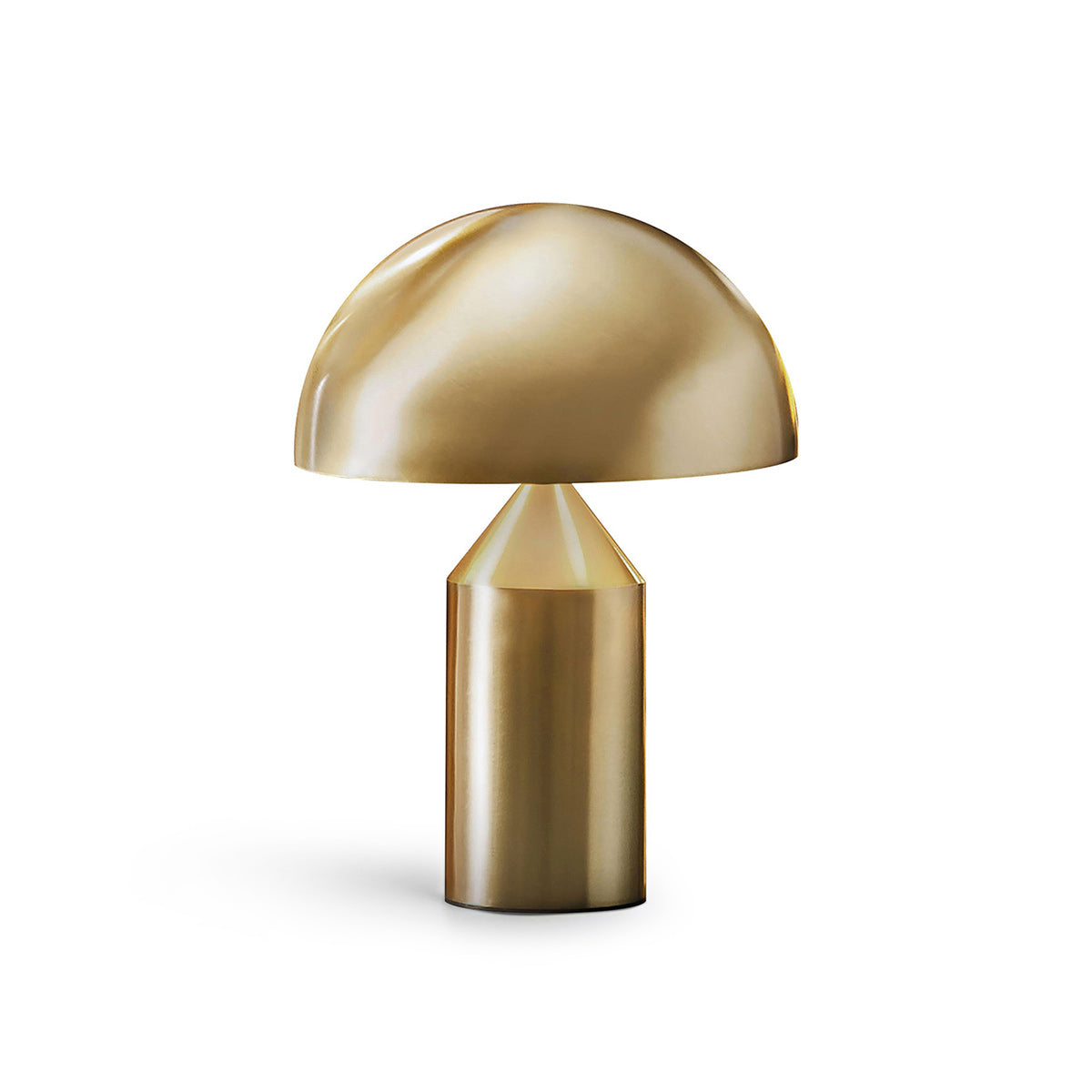 Lampada da tavolo moderna Atollo, oro, finiture opaca e lucida
