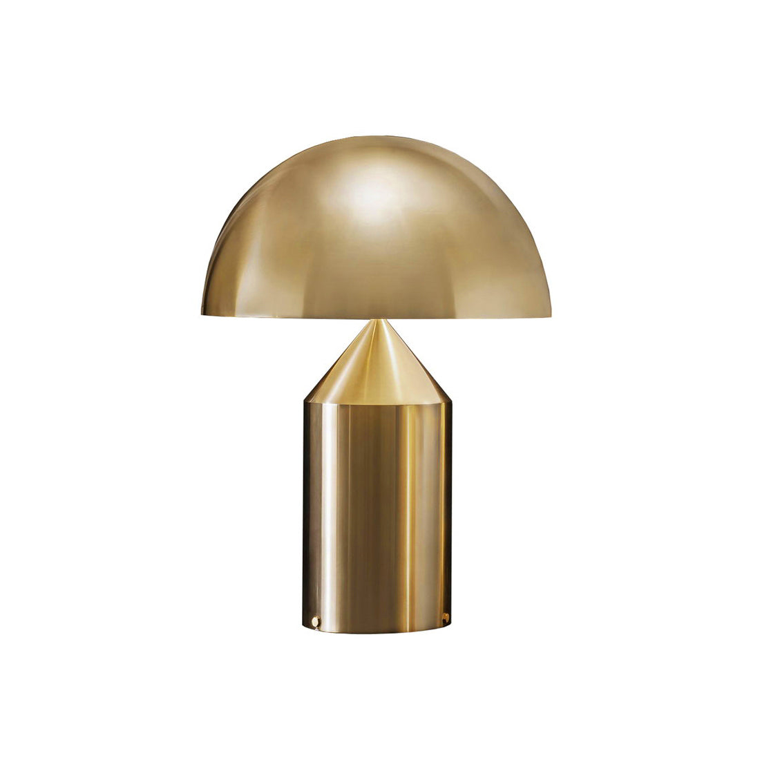 Lampada da tavolo moderna Atollo, oro, finiture opaca e lucida