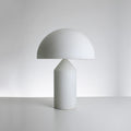 Lampada da tavolo moderna Atollo, oro, finiture opaca e lucida