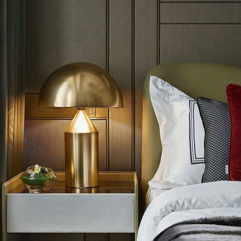 Atollo Geometric Metal Table Lamp