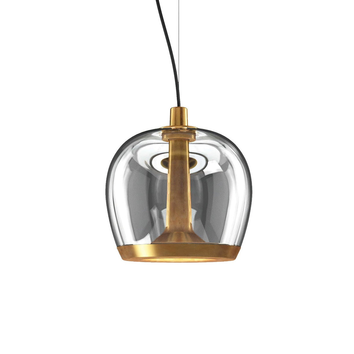 Moderne Glas-Deckenpendelleuchte Aurelia