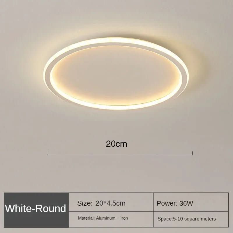 Candeeiro de teto LED nórdico Nordora para salas de estar acolhedoras e sem encandeamento