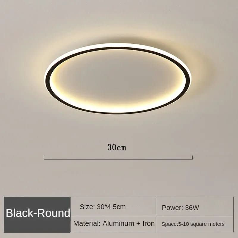 Candeeiro de teto LED nórdico Nordora para salas de estar acolhedoras e sem encandeamento
