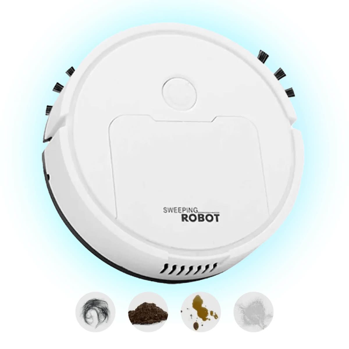 AeroSweep-robotstøvsuger med intelligent navigation og gulvvask til travle hjem