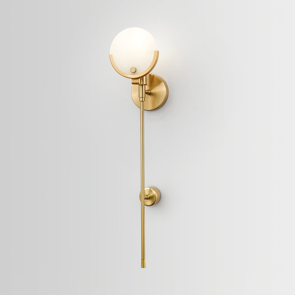 Bravi Brass Sconce Alabaster - Neutralighting
