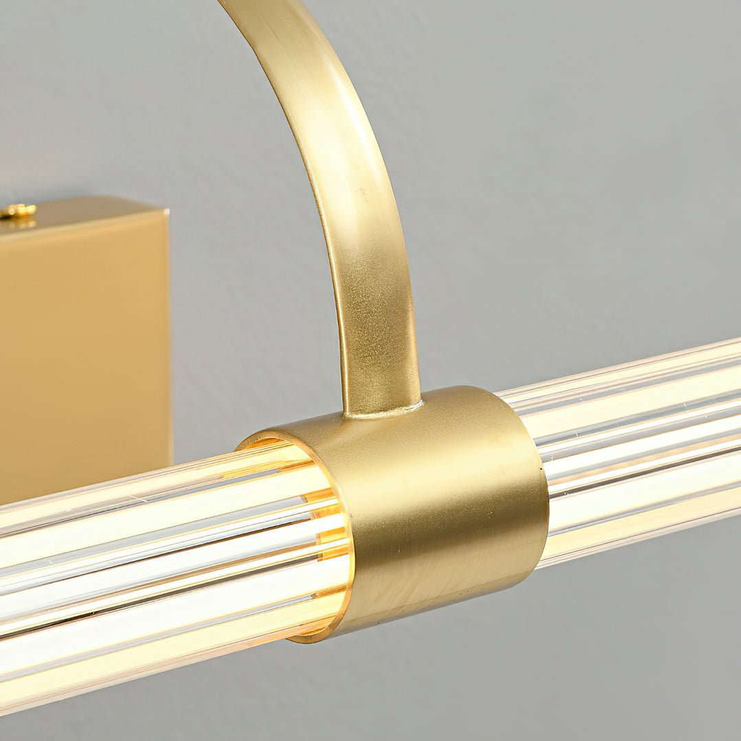 Beryl moderne minimalistisk væglampe — integreret LED, messing, interval på 3000K–6000K