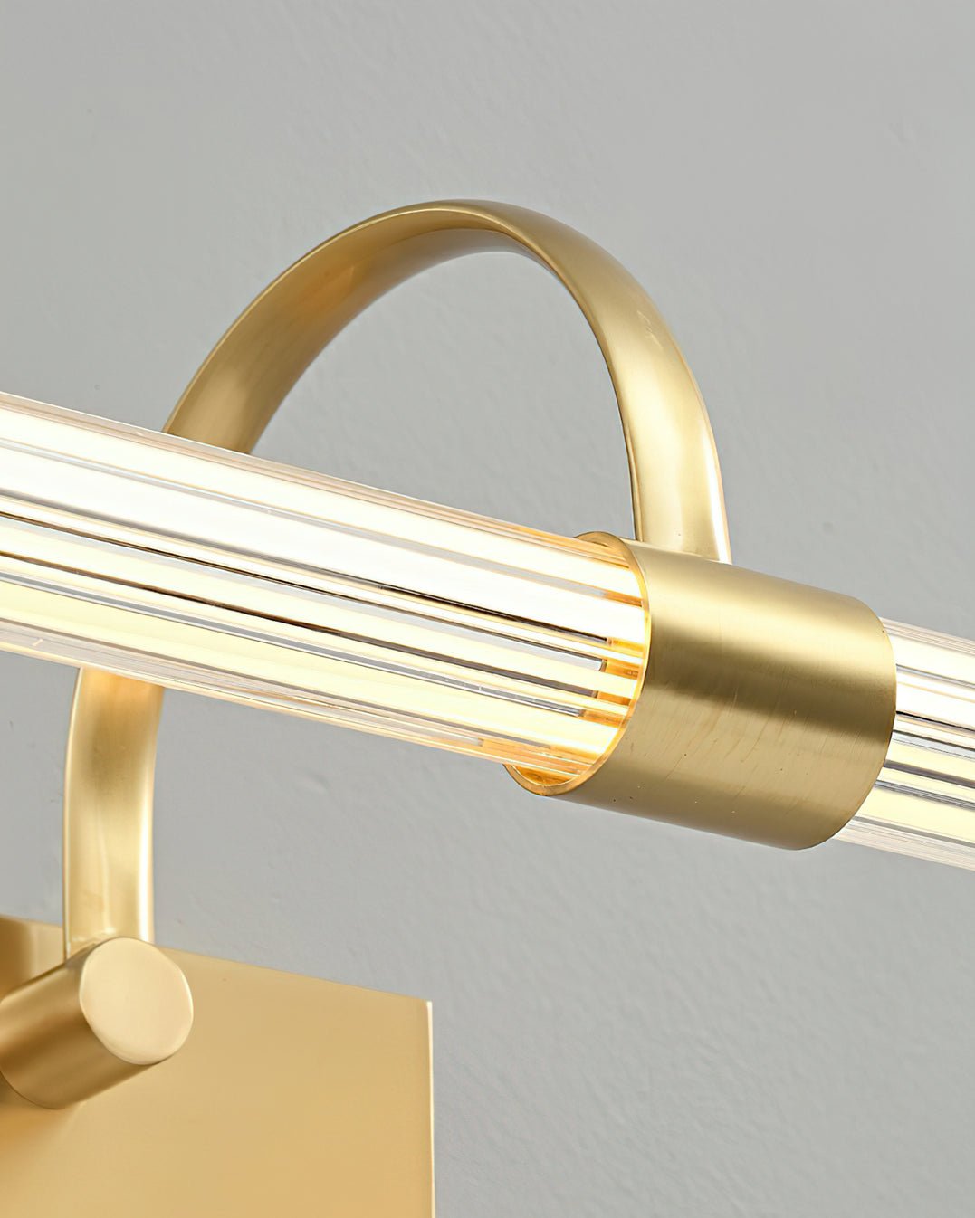 Beryl moderne minimalistisk væglampe — integreret LED, messing, interval på 3000K–6000K