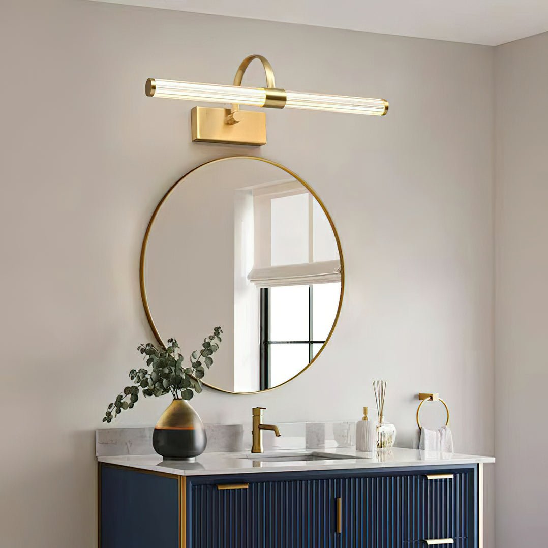 Beryl moderne minimalistisk væglampe — integreret LED, messing, interval på 3000K–6000K