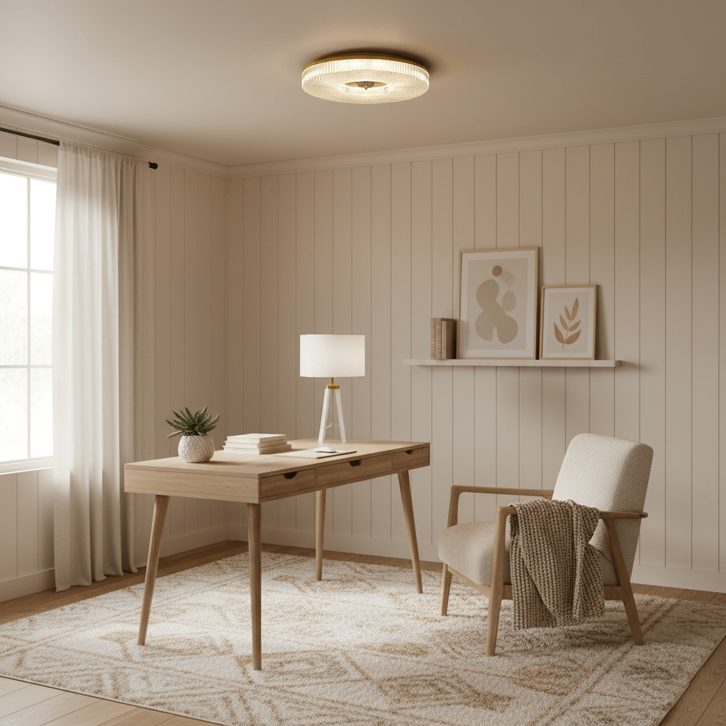 Plafoniera LED moderna Ayla — plafoniera a filo contemporanea