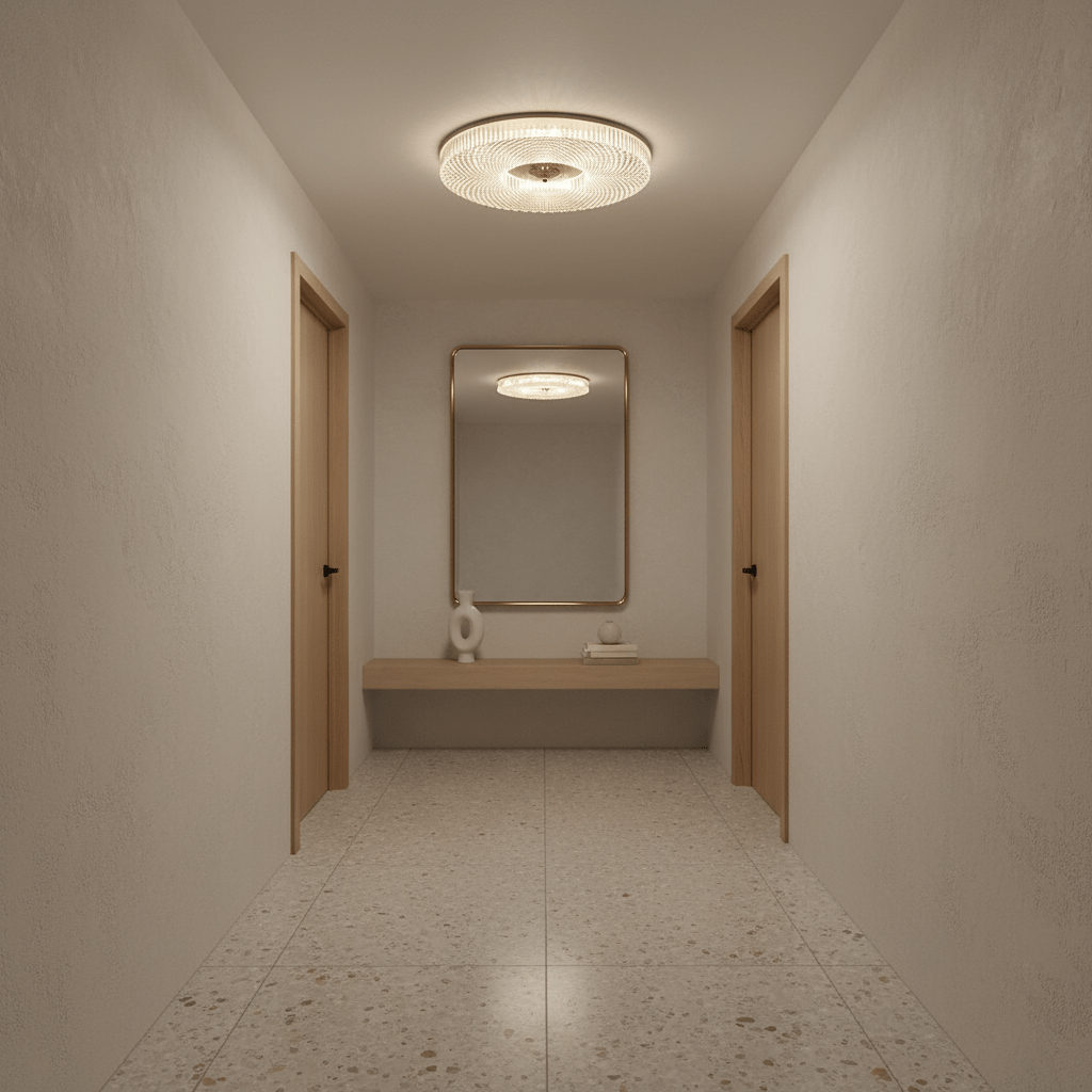 Plafoniera LED moderna Ayla — plafoniera a filo contemporanea