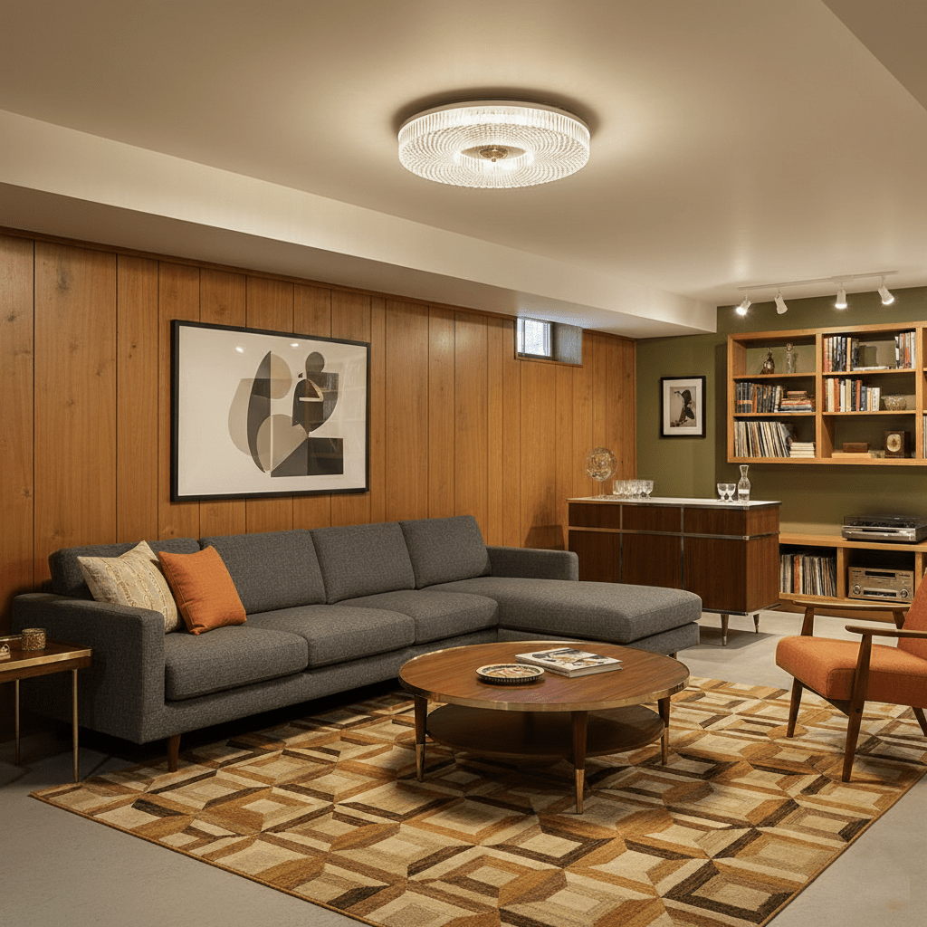 Plafoniera LED moderna Ayla — plafoniera a filo contemporanea