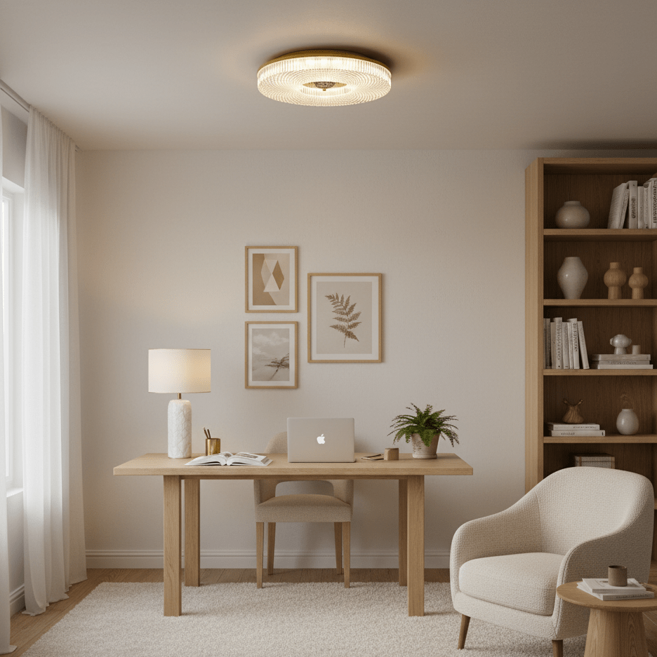 Plafoniera LED moderna Ayla — plafoniera a filo contemporanea