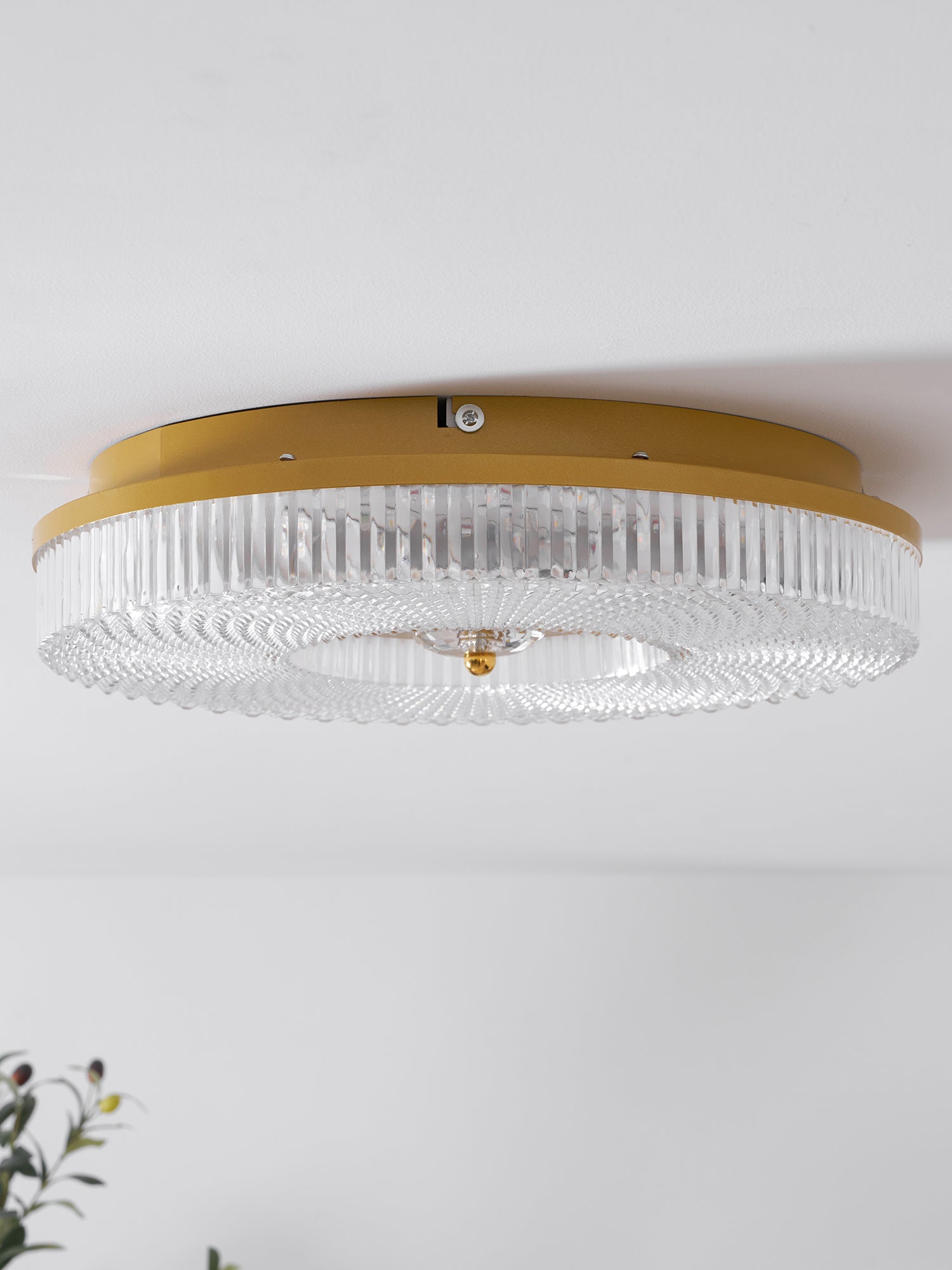 Plafoniera LED moderna Ayla — plafoniera a filo contemporanea