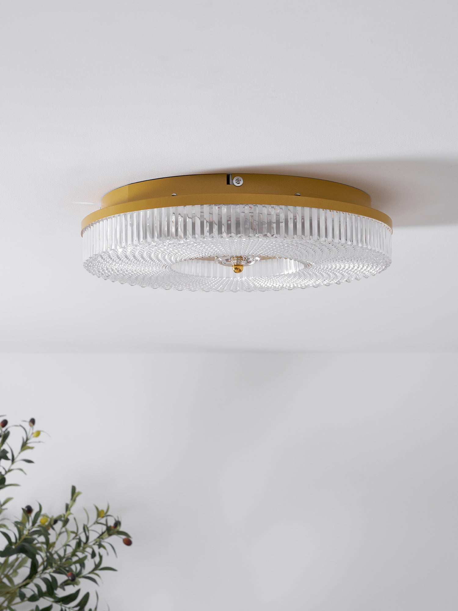 Plafoniera LED moderna Ayla — plafoniera a filo contemporanea