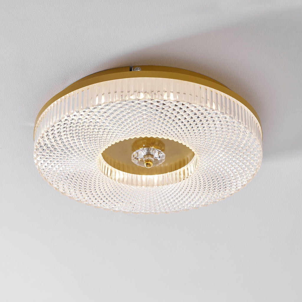 Plafoniera LED moderna Ayla — plafoniera a filo contemporanea