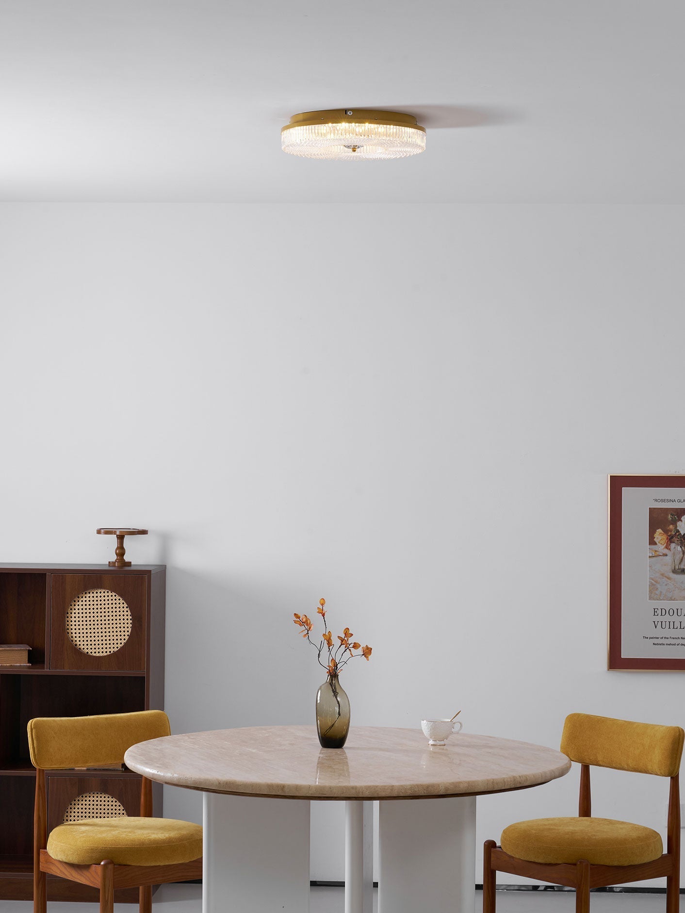 Plafoniera LED moderna Ayla — plafoniera a filo contemporanea