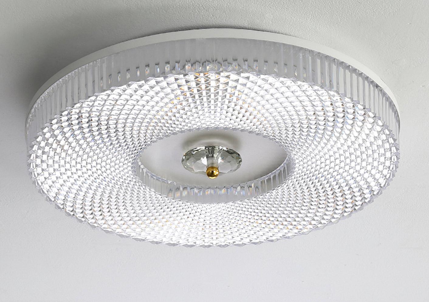 Plafoniera LED moderna Ayla — plafoniera a filo contemporanea
