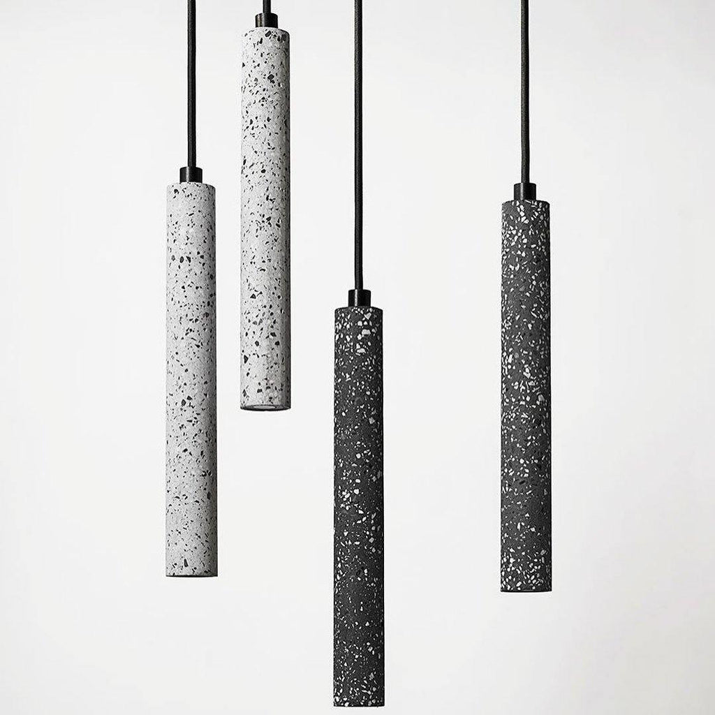 Lampada a sospensione tradizionale in terrazzo Zarael — Attacco E26 E27, compatibile con LED