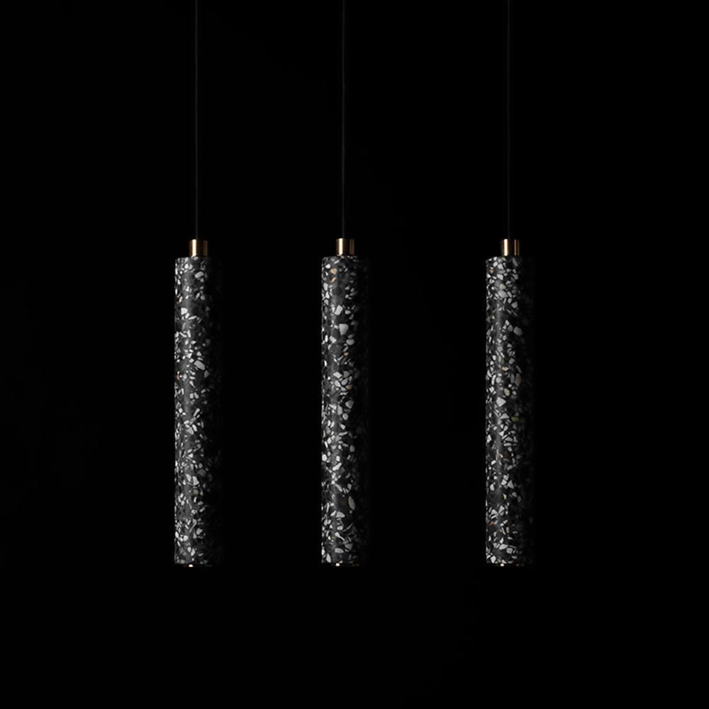 Lampada a sospensione tradizionale in terrazzo Zarael — Attacco E26 E27, compatibile con LED