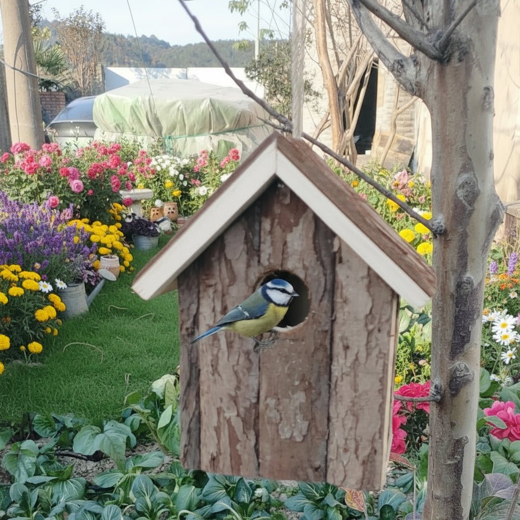 Tempat Perlindungan Burung Kayu Evergrove dengan Pengudaraan Semula Jadi untuk Pekebun