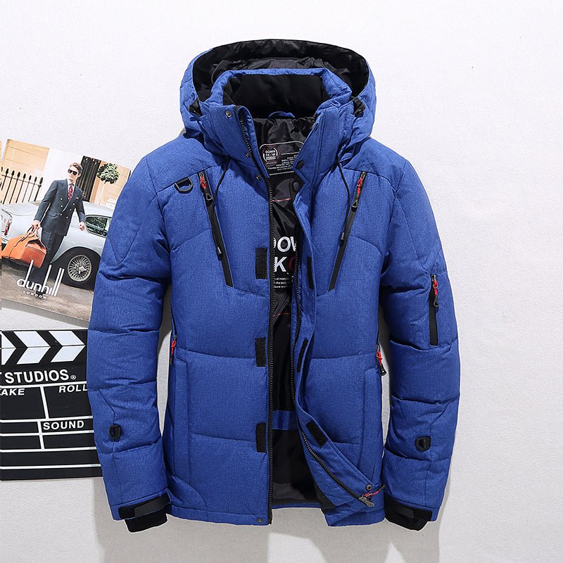 Parka de invierno GlacierGuard para aventureros al aire libre, máxima calidez y protección contra el viento