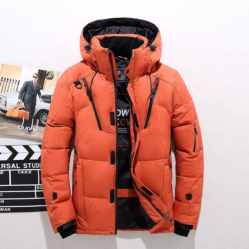 Parka de invierno GlacierGuard para aventureros al aire libre, máxima calidez y protección contra el viento
