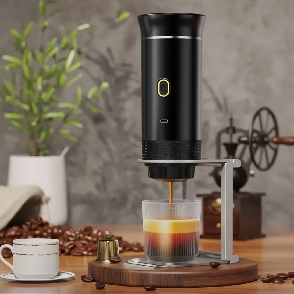 AeroBrew 3-in-1-Espressomaschine mit Hochdruckextraktion für Kaffee unterwegs