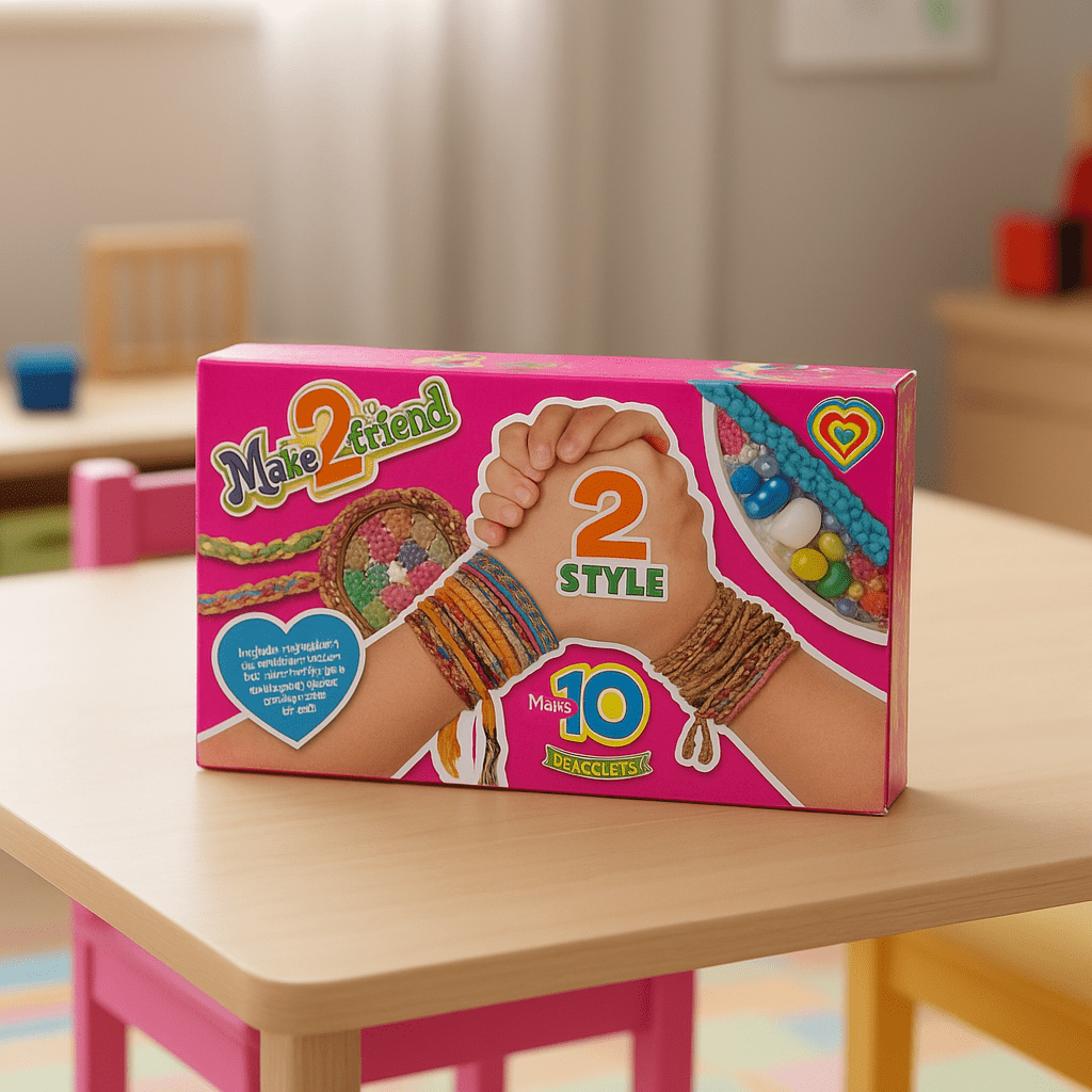 NovaGlow DIY-Schmuckset mit bunten Perlen und Zubehör für Mädchen, fördert die Kreativität