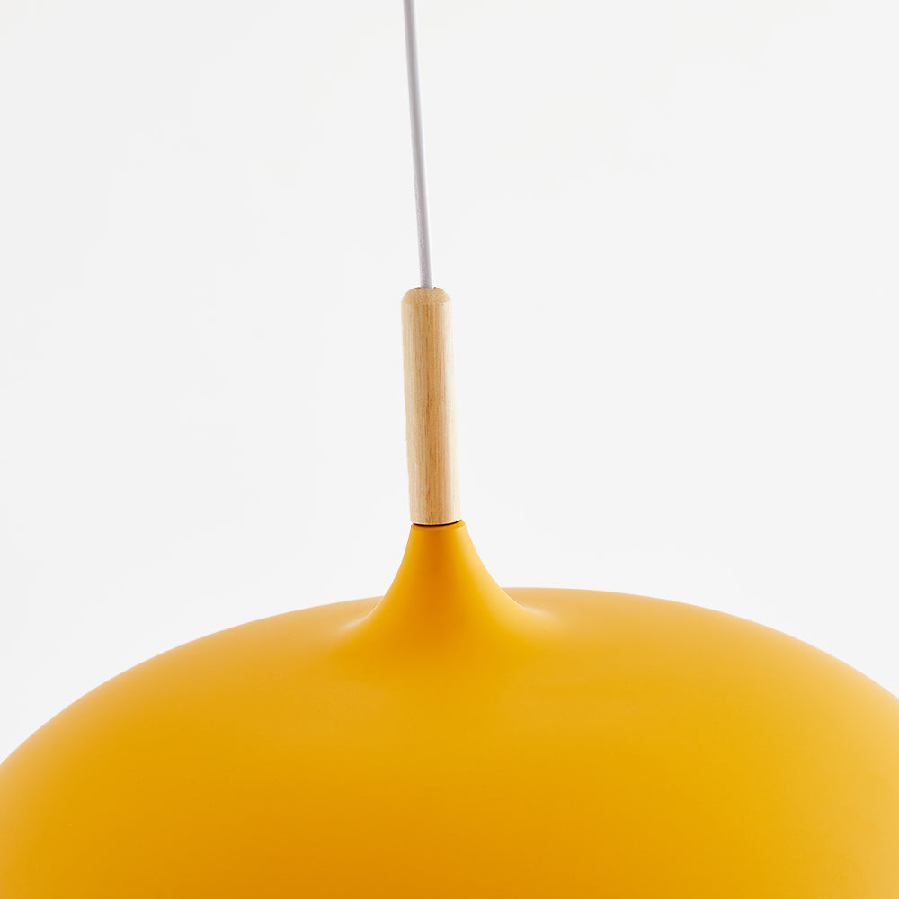 Aria Modern Dome Pendant Light — Macaron Design, Hardwire, IP20, 5㎡–20㎡